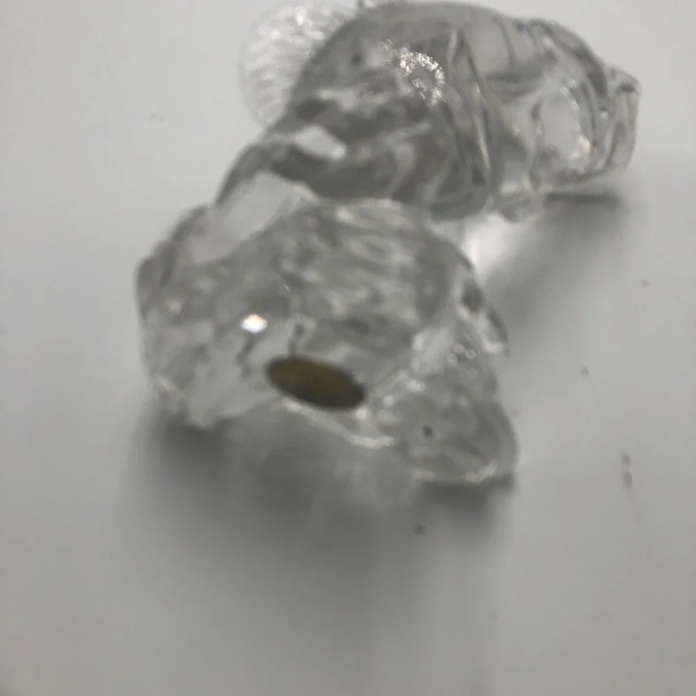 BASS FISH FIGURINE‎ Rare Germany Crystal Wonders of The Wild #989 Princess House